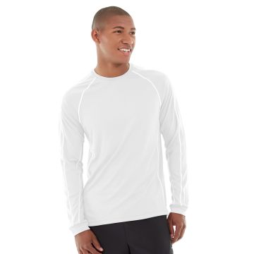 Deion Long-Sleeve EverCool&trade; Tee-S-White