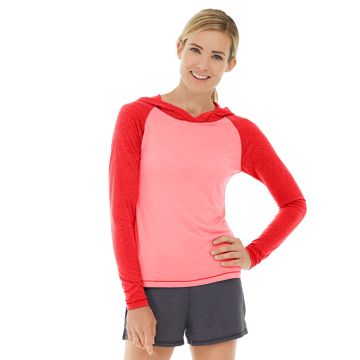 Ariel Roll Sleeve Sweatshirt-S-Red