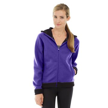 Circe Hooded Ice Fleece-S-Purple