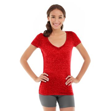 Minerva LumaTech&trade; V-Tee-S-Red