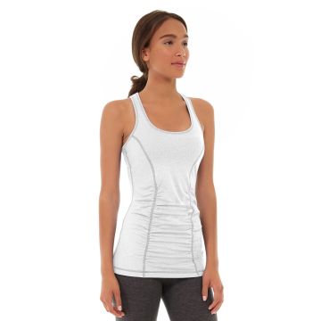 Leah Yoga Top-S-White